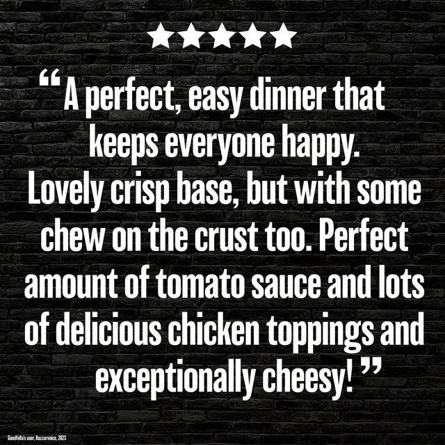 Goodfella's Stonebaked Thin Chicken Pizza    365g