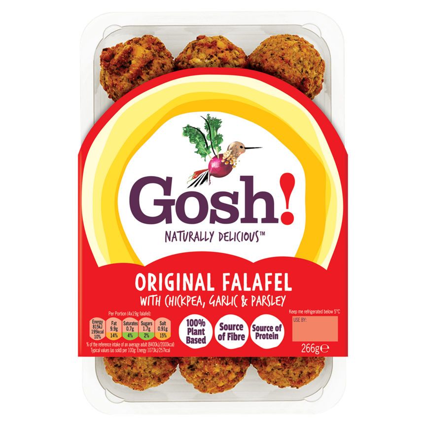 Gosh! Original Falafel with Chickpea, Garlic &amp;amp; Parsley 266g