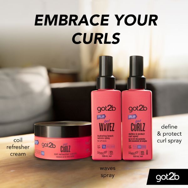 Got2b Curl &amp;amp; Coil Refresher Cream 200Ml