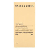 Grace &amp;amp; Green Applicator Tampons - Super 14 pack