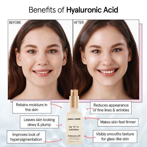Grace &amp;amp; Stella Hyaluronic Acid Serum - Vegan - 50 ml