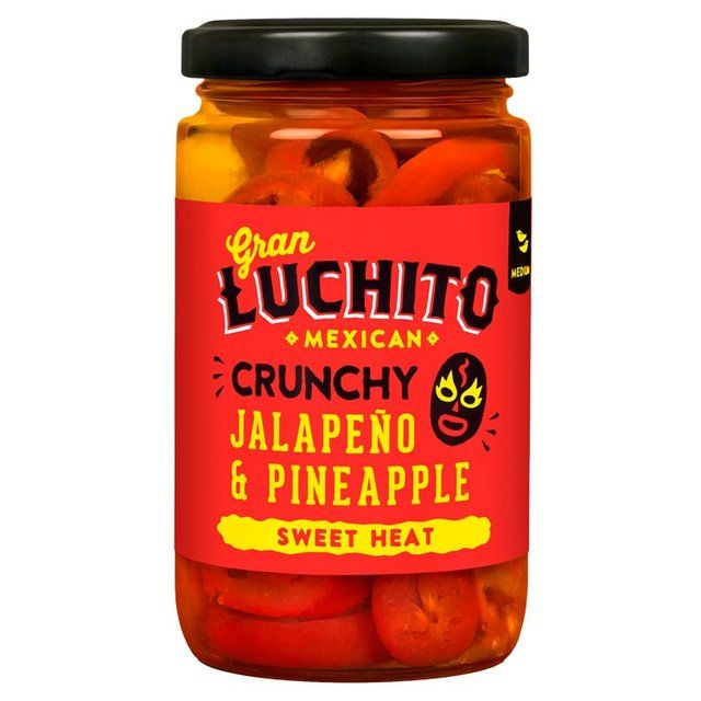 Gran Luchito Crunchy Sliced Jalapeno &amp;amp; Pineapple for Fajita &amp;amp; Taco   215g