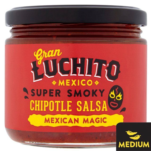 Gran Luchito Smoky Red Chipotle Salsa   300g