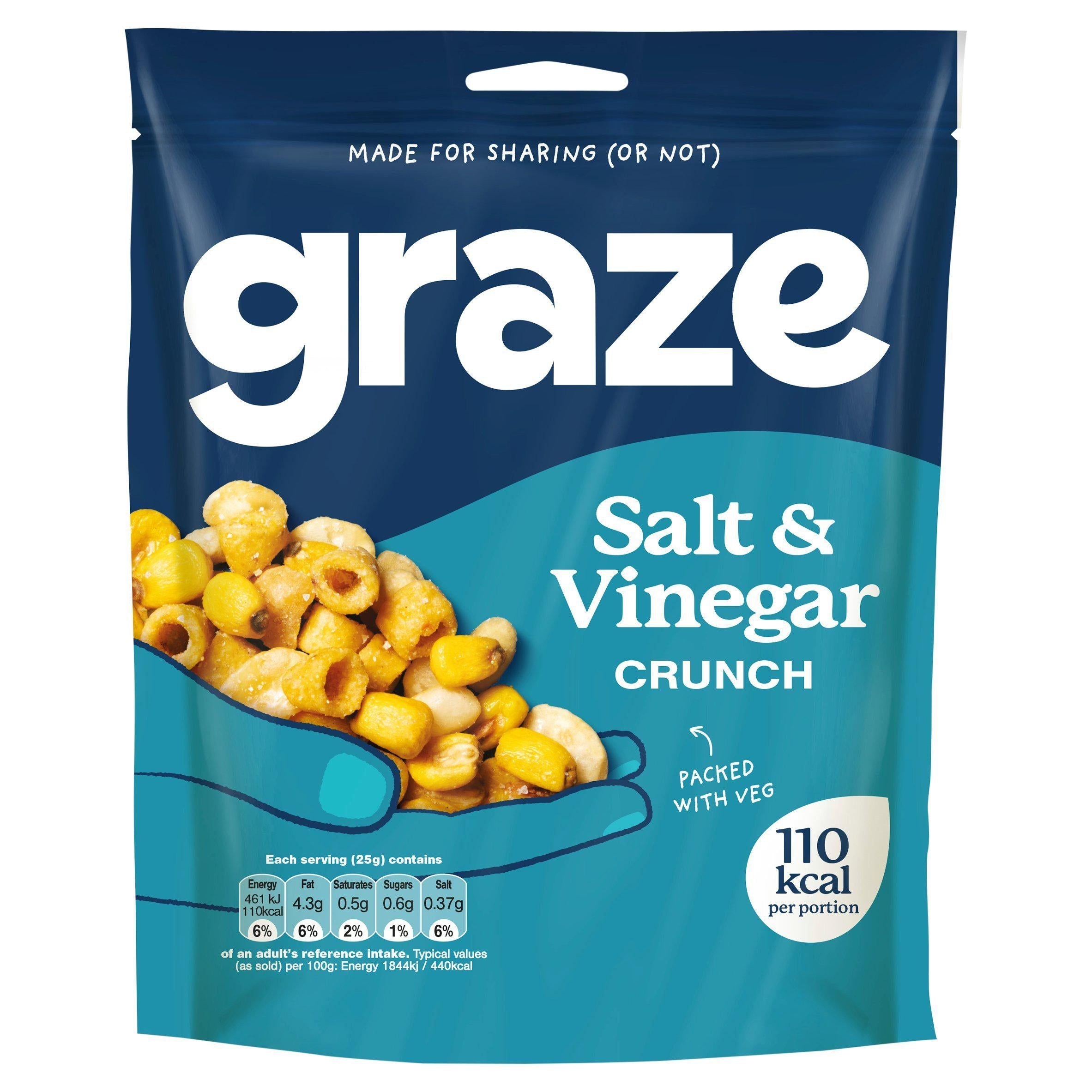Graze Salt &amp;amp; Vinegar Crunch 104g