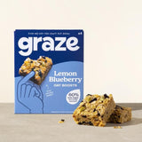 Graze Vegan Lemon Blueberry Snack Bars   4 per pack
