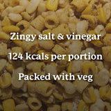 Graze Vegan Salt &amp;amp; Vinegar Mixed Sharing Snacks   100g
