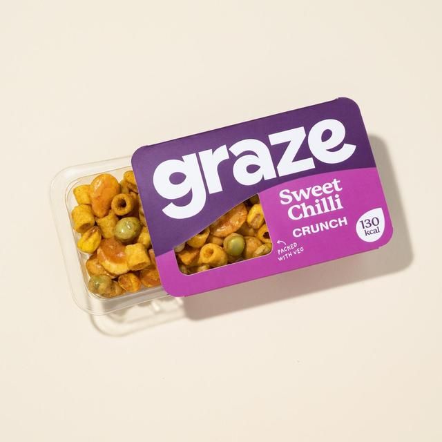 Graze Vegan Sweet Chilli Crunchy Mixed Snacks   28g