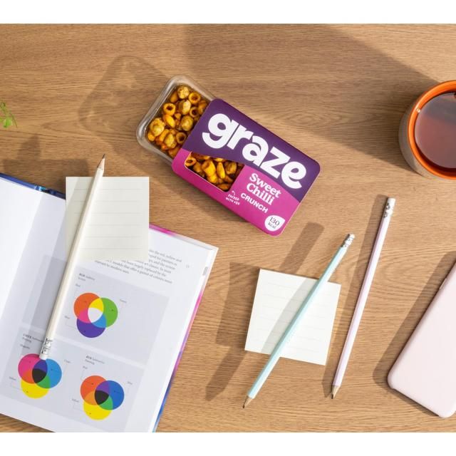 Graze Vegan Sweet Chilli Crunchy Mixed Snacks   28g