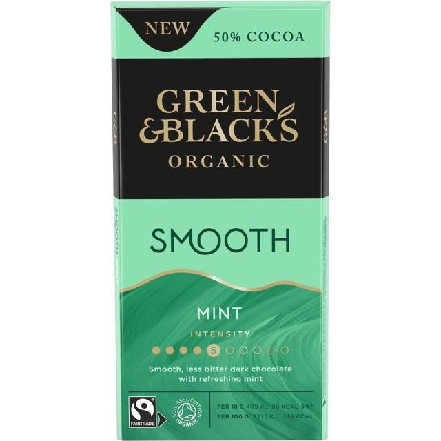 Green &amp;amp; Black's Mint Dark Chocolate Bar   90g