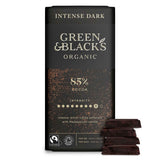 Green &amp;amp; Black's Organic 85% Dark Chocolate Bar 90g