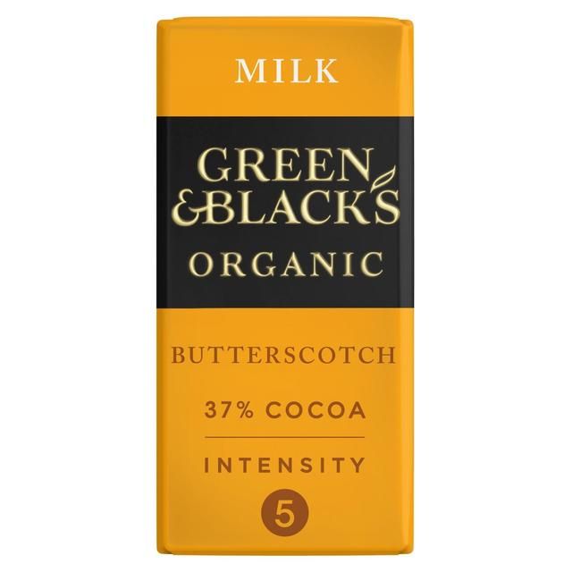 Green &amp;amp; Black's Organic Butterscotch Milk Chocolate Bar   90g