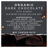 Green &amp;amp; Black's Organic Ginger Dark Chocolate Bar   90g