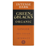 Green &amp;amp; Black's Organic Ginger Dark Chocolate Bar   90g
