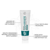 Green People Fresh Mint &amp;amp; Aloe Vera Fluoride Toothpaste   75ml