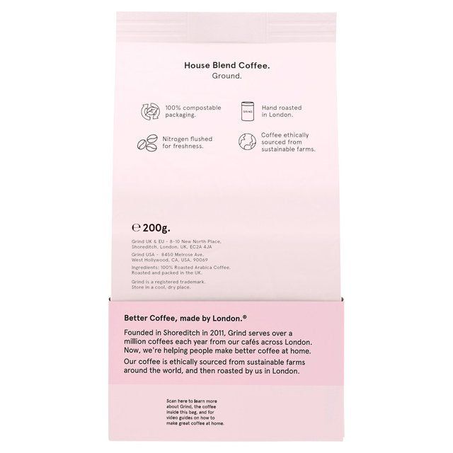 Grind 200g Ground Coffee - House Blend   200g