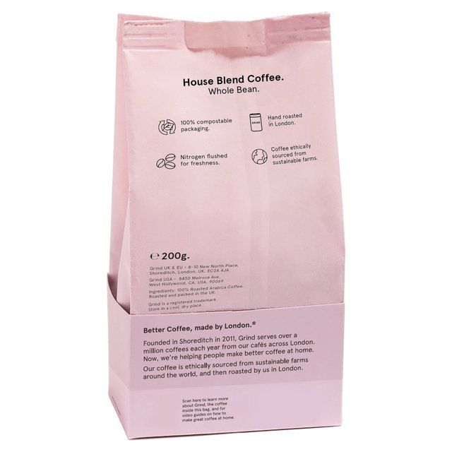 Grind 200g Whole Bean Coffee - House Blend   200g