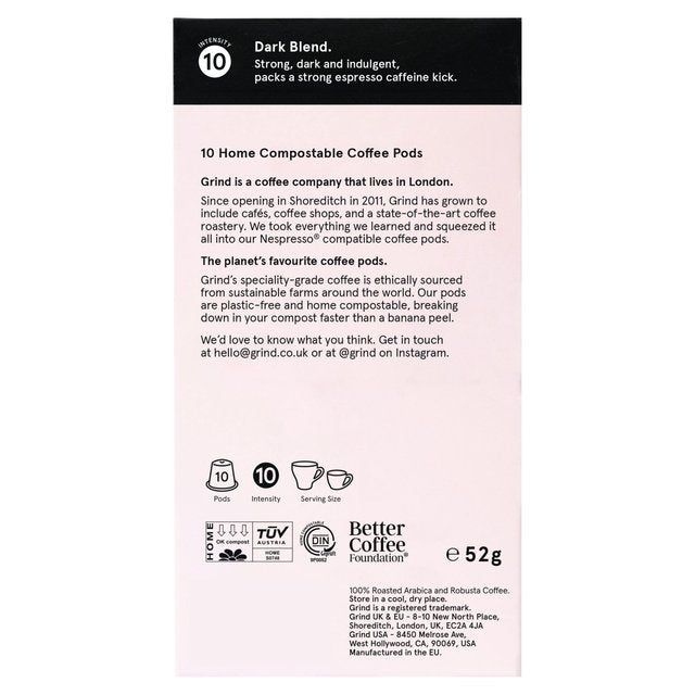 Grind Pod Refills - Dark Blend   10 per pack