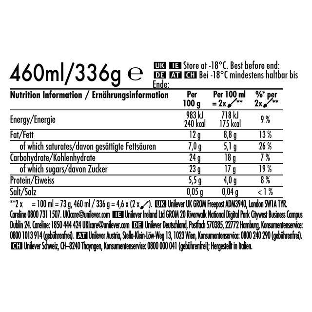 Grom Chocolate Gelato Ice Cream Tub   460ml