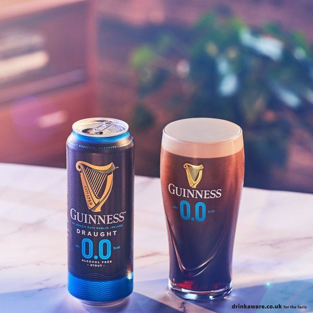 Guinness Draught 0.0% Alcohol Free Stout    4 x 440ml