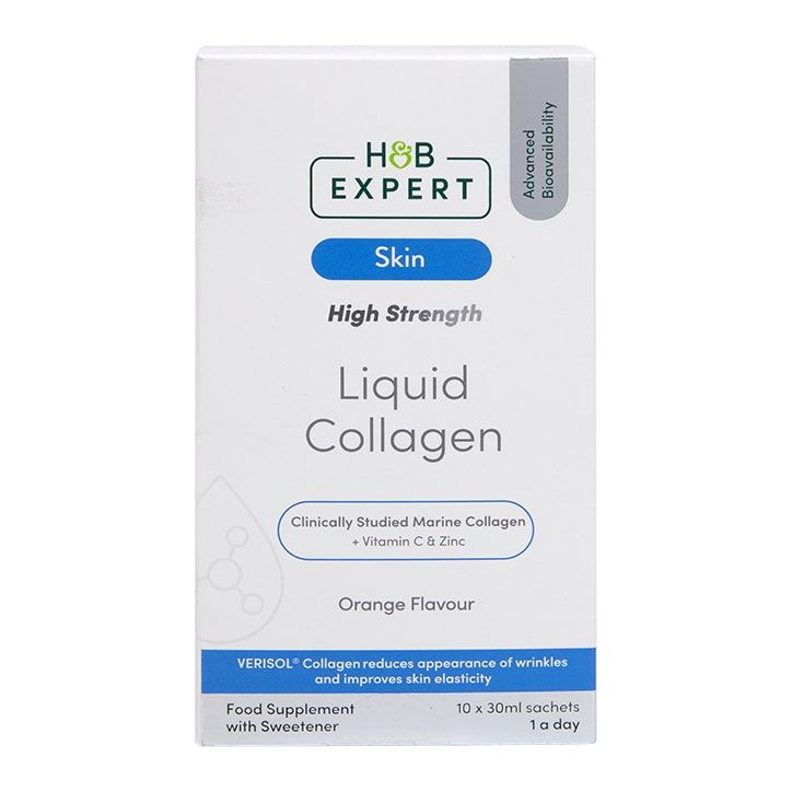 H&amp;amp;B Expert Marine Collagen Orange Liquid 10 Sachets