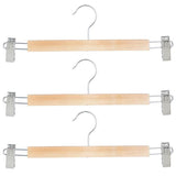 Habitat Wooden Clip Trouser Hangers 3pk