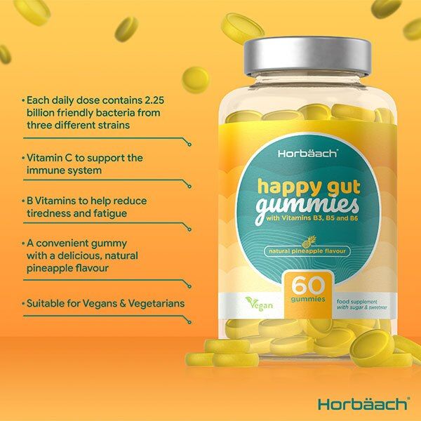 Happy Gut Gummies Are Packed With Friendly Bacteria