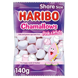 Haribo Chamallows Pink &amp;amp; White Marshmallows 140g