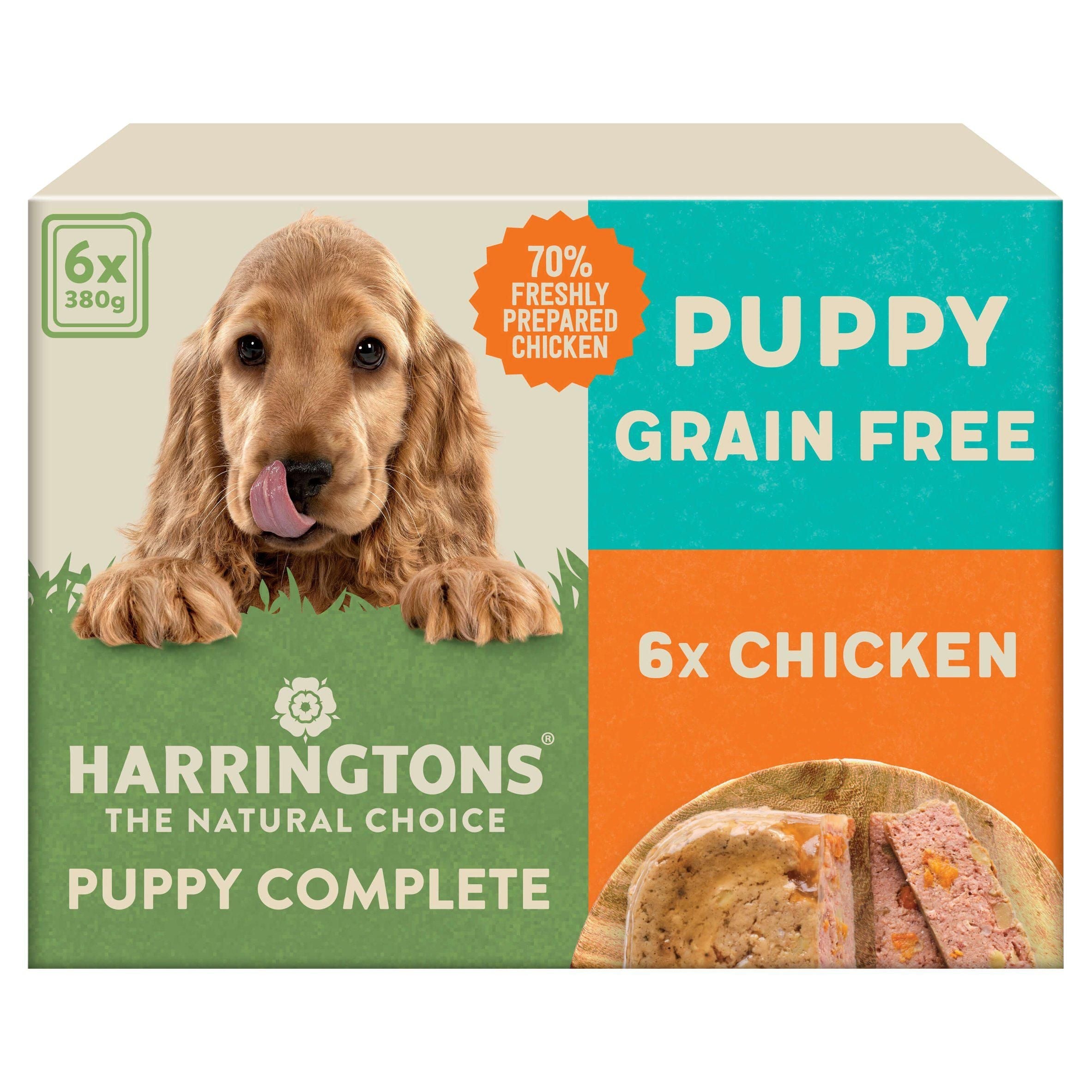 Harringtons Puppy Chicken with Potato &amp;amp; Vegetables 6x380g