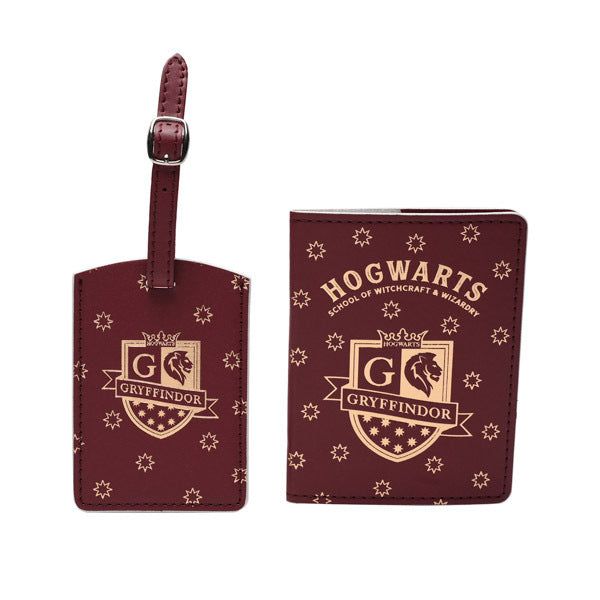Harry Potter Alumni Passport Holder &amp;amp; Luggage Tag Gryffindor