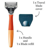 Harry's Truman Razor + 5 Blades - Bright Orange
