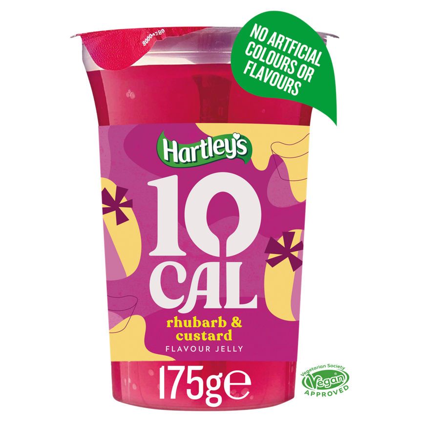Hartley's 10 Cal Rhubarb &amp;amp; Custard Flavour Jelly