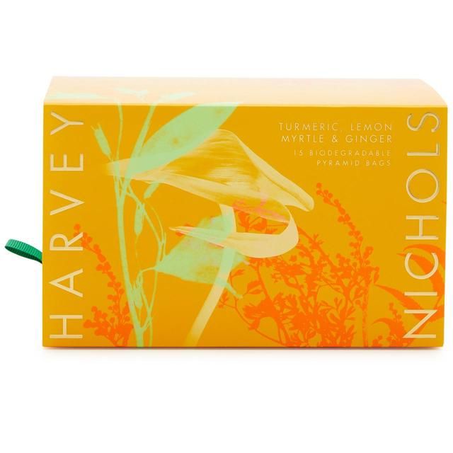 Harvey Nichols Turmeric Lemon Myrtle &amp;amp; Ginger Teabags   100g