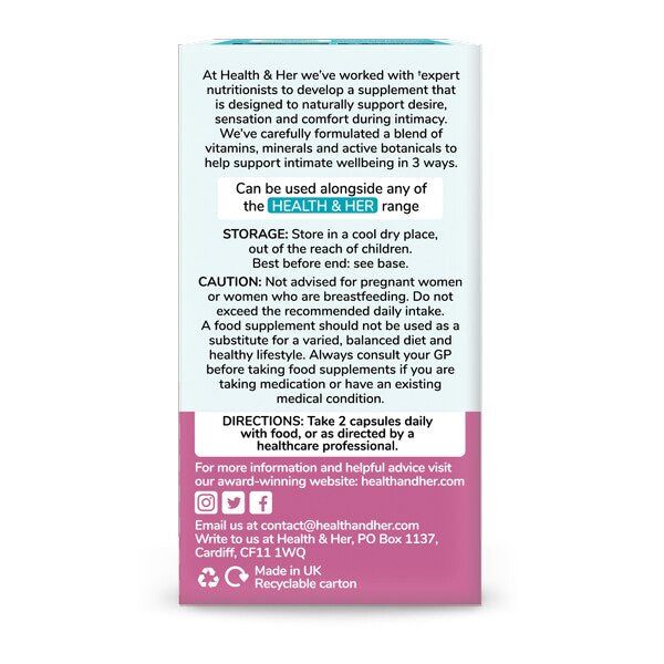 Health &amp;amp; Her Intimacy+ Multi Nutrient Supplement