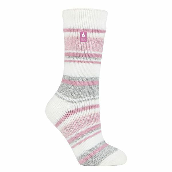 Heat Holders Ladies Thick Warm Thermal Socks 4-8 UK Ivory (Palma)