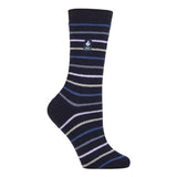 Heat Holders Ladies Ultra Lite Thermal Dress Socks 4-8 UK Navy (Riga)