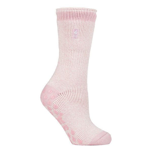 Heat Holders Ladies Winter Thermal Slipper Socks 4-8 UK Dusted Pink (Florence) / 1EA