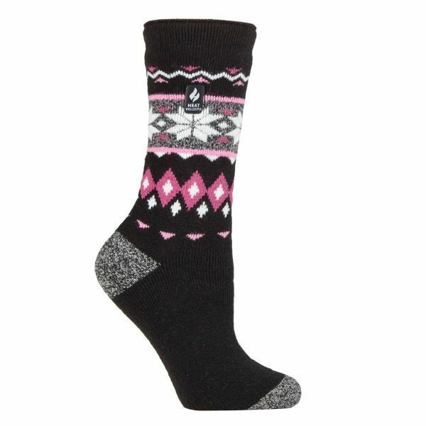 Heat Holders Lite Womens Insulated Thermal Socks 4-8 UK Black (Lima)