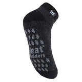 Heat Holders Mens Ankle Thermal Slipper Socks 6-11 UK LC Black / Charcoal / 1EA