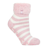 Heat Holders Womens Non Slip Thermal Bed Socks 4-8 UK Ballerina Pink (Auckland)