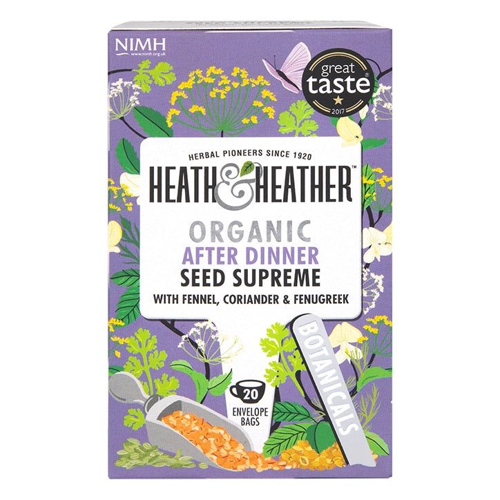 Heath &amp;amp; Heather Organic Super Seeds 20 Tea Bags