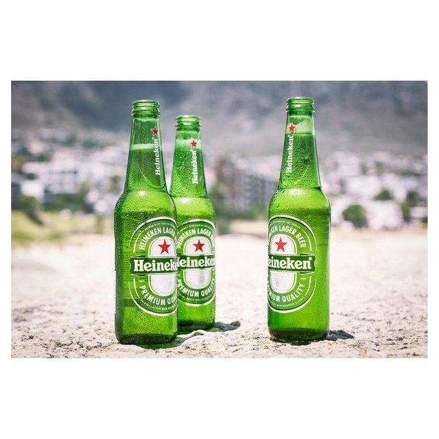 Heineken Lager Beer Bottles Chilled to Your Door   12 x 330ml
