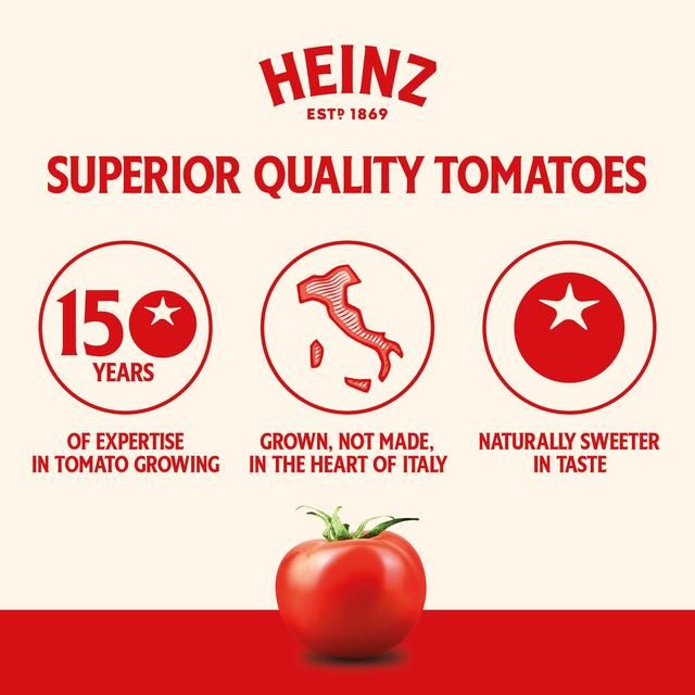 Heinz Curry Tomato Flavoured Passata   500g
