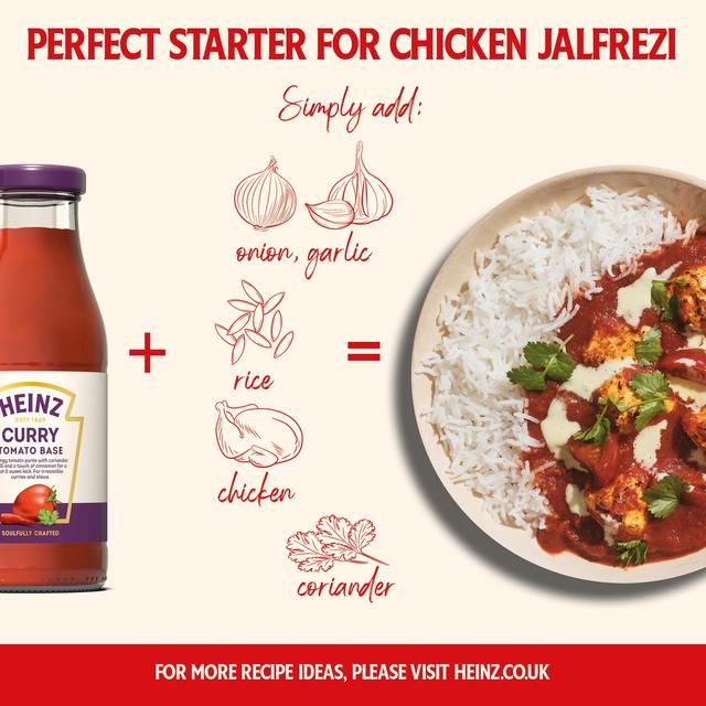 Heinz Curry Tomato Flavoured Passata   500g