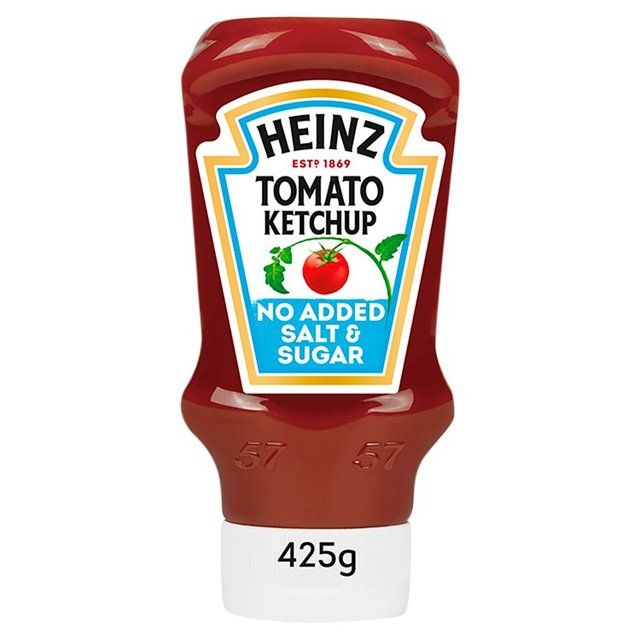 Heinz Tomato Ketchup No Added Sugar &amp;amp; Salt   425g