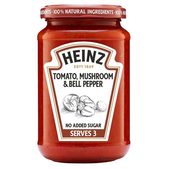 Heinz Tomato Mushroom &amp;amp; Pepper Pasta Sauce   350g