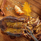 Helen Browning's Slow Cooked Organic Pulled Pork with Turmeric &amp;amp; Five Spice   360g