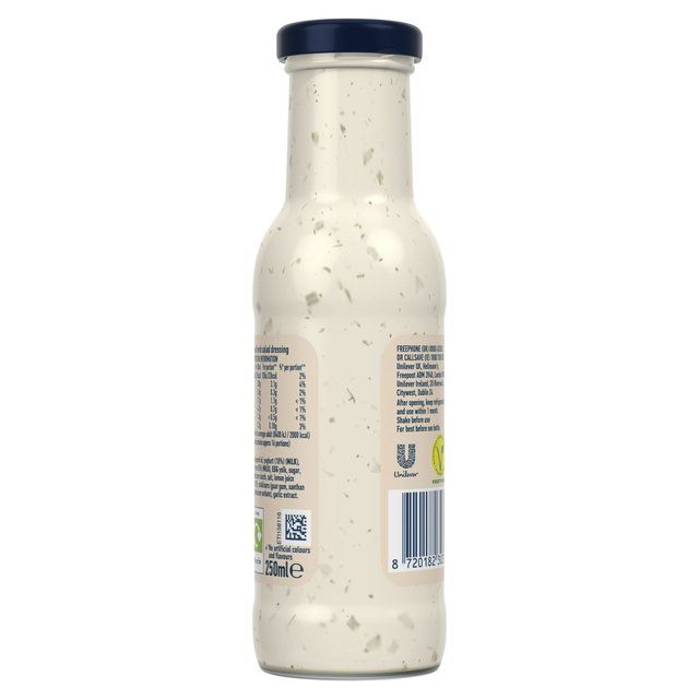 Hellmann's Garlic &amp;amp; Herb Salad Dressing &amp;amp; Dip   250ml