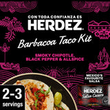 Herdez Barbacoa Taco Kit Smoky Chipotle Black Pepper &amp;amp; Allspice 497g
