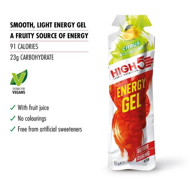HIGH5 Energy Gel Citrus - 40g   40g