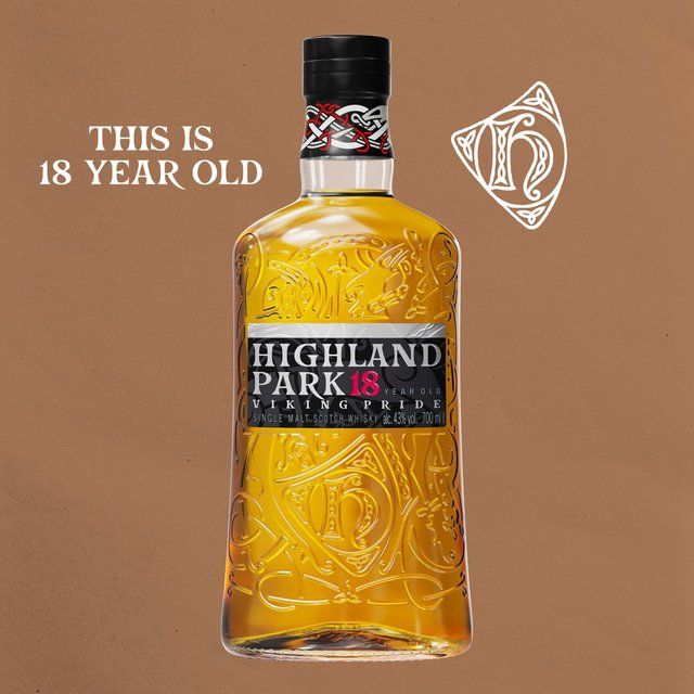 Highland Park 18 Year Old Single Malt Scotch Whisky   70cl